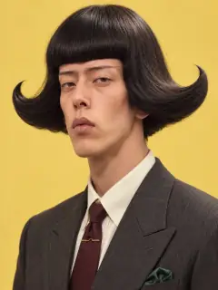 Personagem de IA na estética da trend: chanel virado